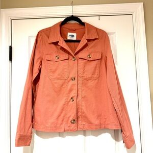 Old Navy Women's Salmon Jean Jacket